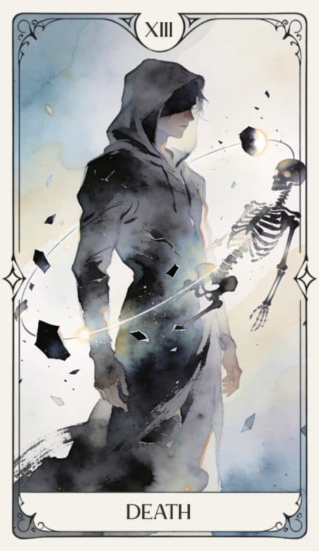 Death in the Aquarelle deck style