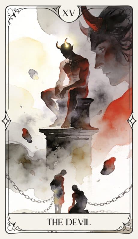 The Devil in the Aquarelle deck style