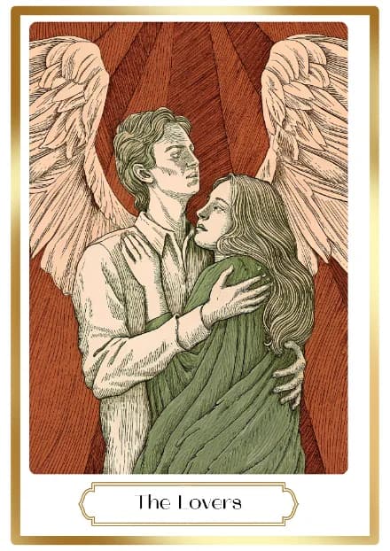 The Lovers in the Heirloom deck style