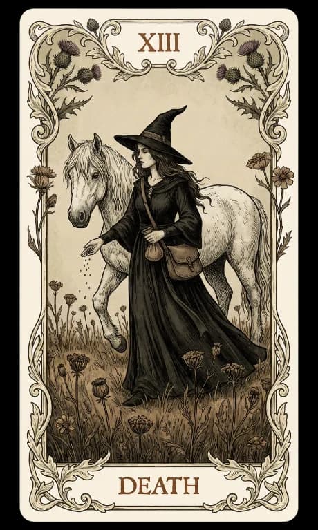Death in the Wildflower deck style