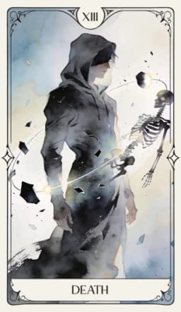 Death in the Aquarelle deck style