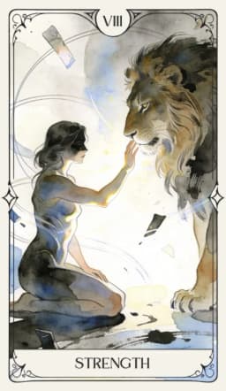 Strength in the Aquarelle deck style
