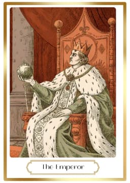 The Emperor in the Heirloom deck style