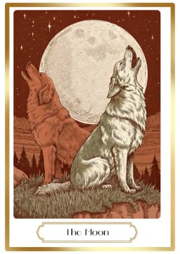 The Moon in the Heirloom deck style
