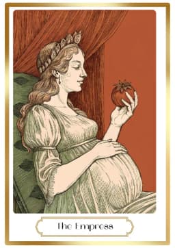 The Empress in the Heirloom deck style