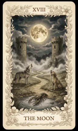 The Moon in the Wildflower deck style